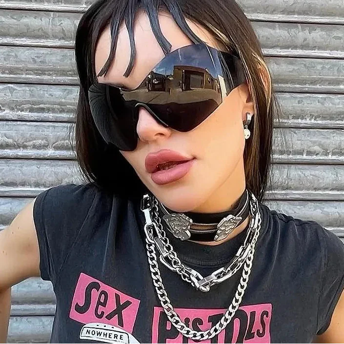 Play Me Once Oversized Sunglasses