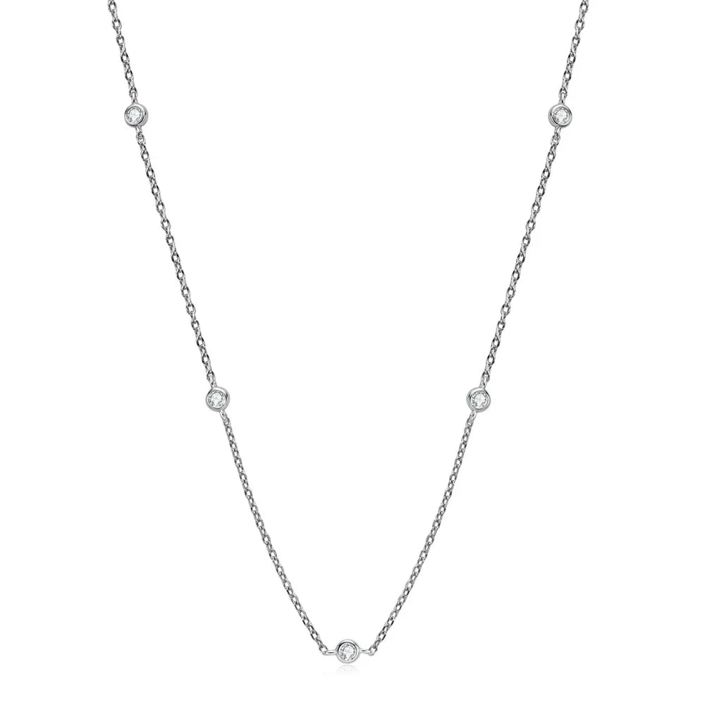 Keep Them Guessing Station Necklace