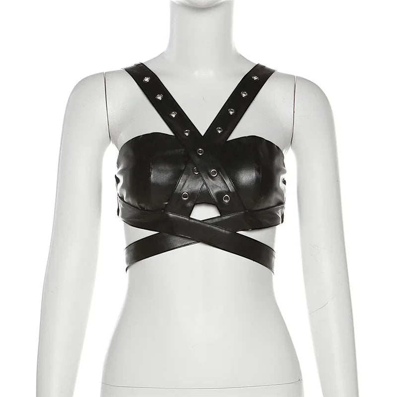 Vandal Kiss Crop Tank Top