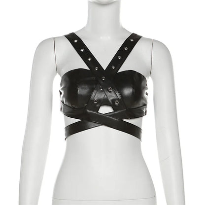 Vandal Kiss Crop Tank Top