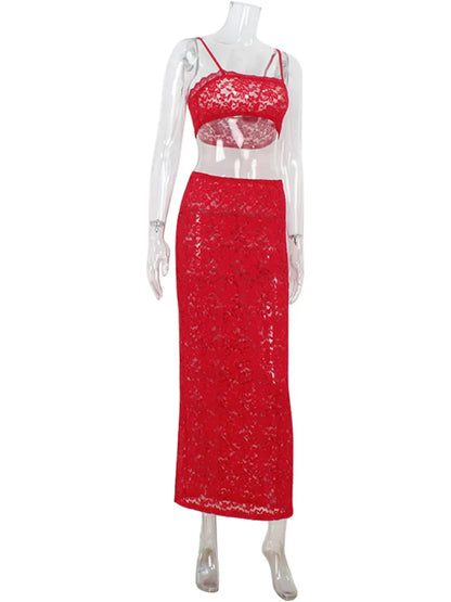Velvet Dusk Skirt Set