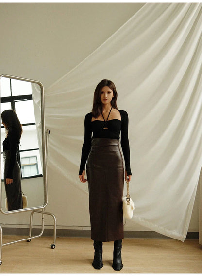 Whispering Golden Hour Maxi Skirt