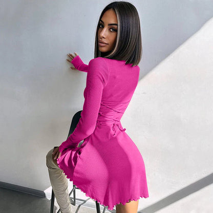Another False Alarm Mini Dress