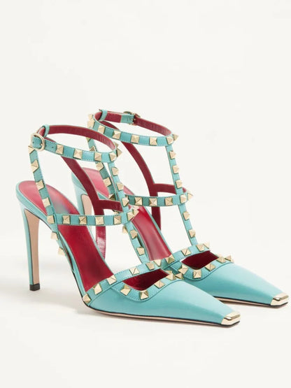 Square Headed Top Rivet Pump Shoes