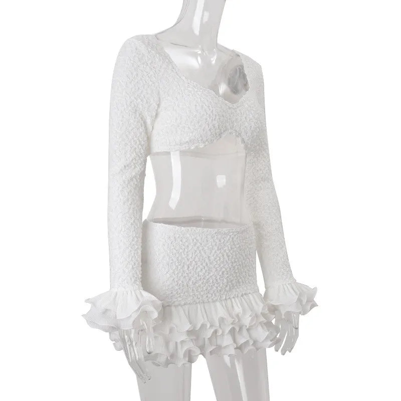 Women Don’t Wait Skirt Set