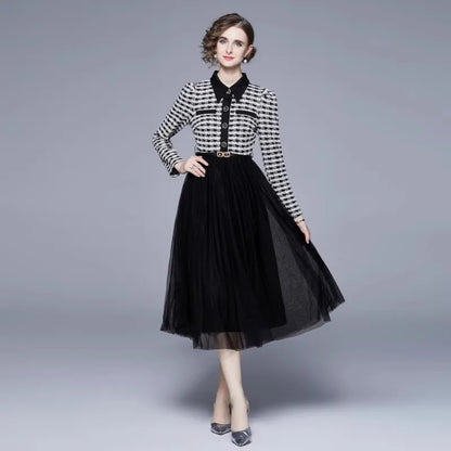 Joyful Autumn Midi Dress