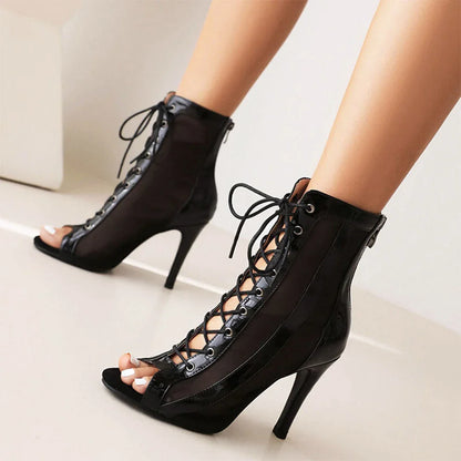 Step On The Glass Ankle Boots