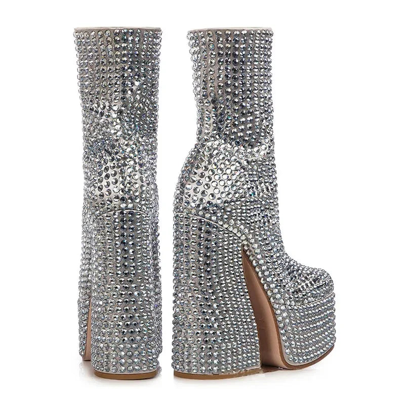 Spotlight Strike Mid-Calf Boots