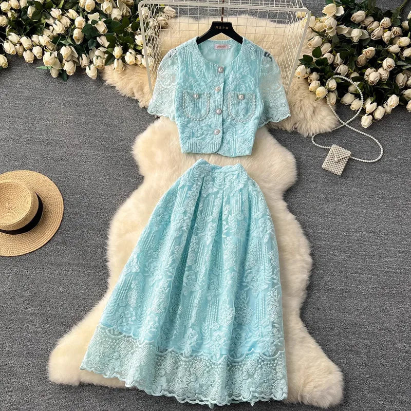 Nebula Embrace Skirt Set
