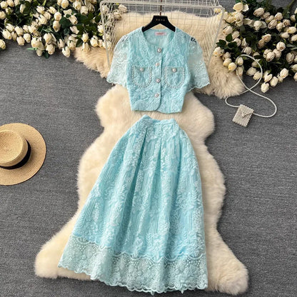 Nebula Embrace Skirt Set