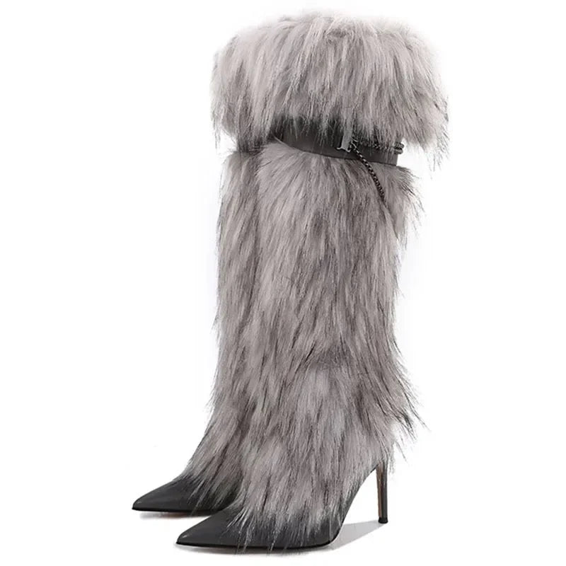 Loud Kiss Knee-High Boots