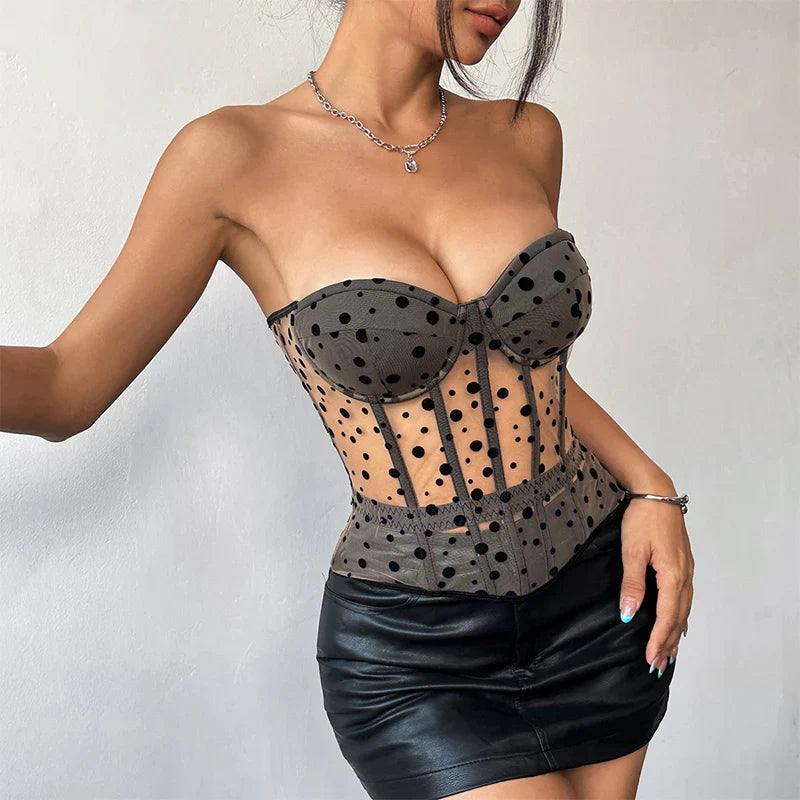 Shadows Wear Lace Bustier