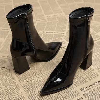 Fingertips In Waves Ankle Boots