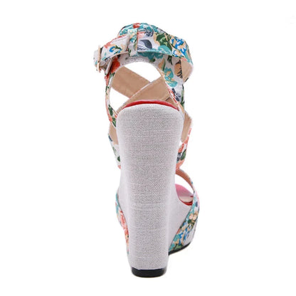 Just The Lonely Talking Wedges Sandals