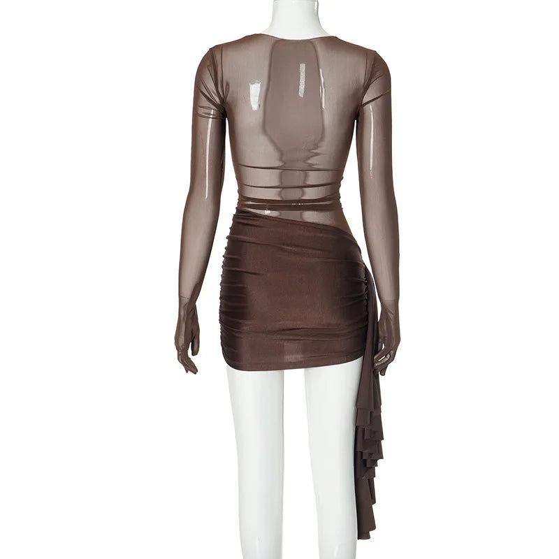 All Letting You Blow Mini Dress