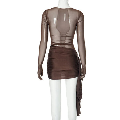 All Letting You Blow Mini Dress