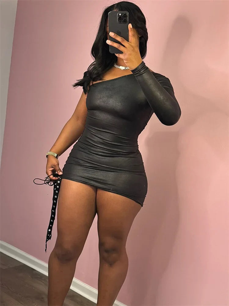 Last Call For Your Soul Mini Dress