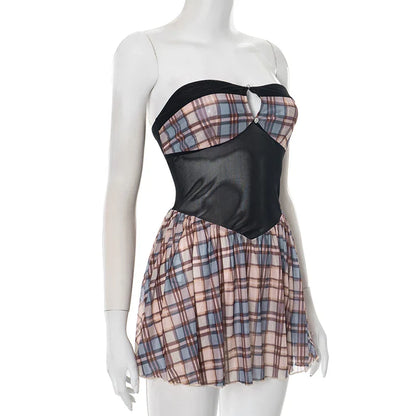 Still Rolling Style Mini Dress