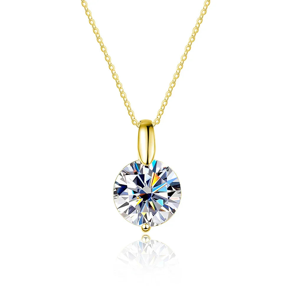 Starlight Nightfall Solitaire Necklace
