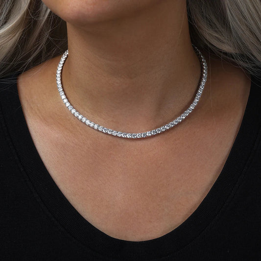 Boy You Got Me Tennis Necklace