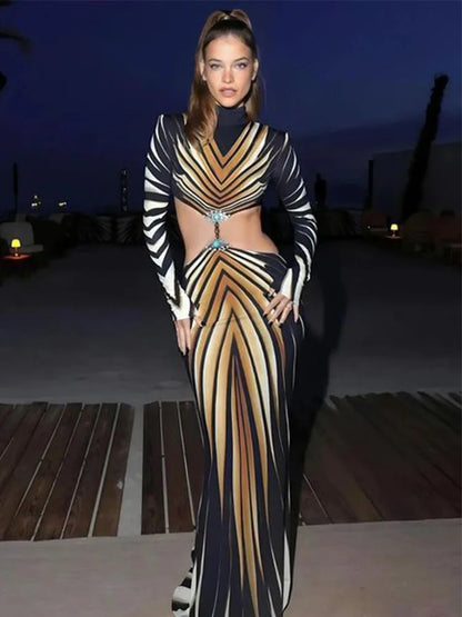 Glam In Motion Long Dress