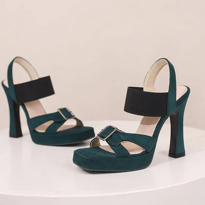 Sleeping in Blood City Chunky Heels