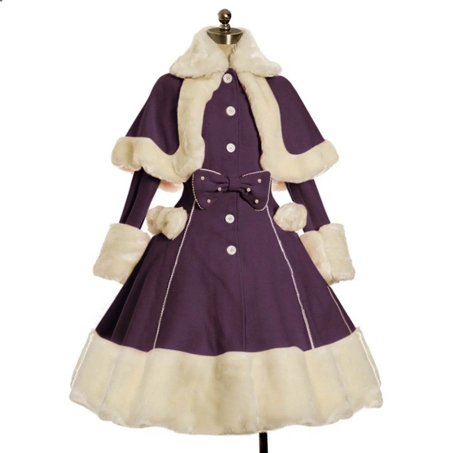 Snowfall Serenade Midi Dress