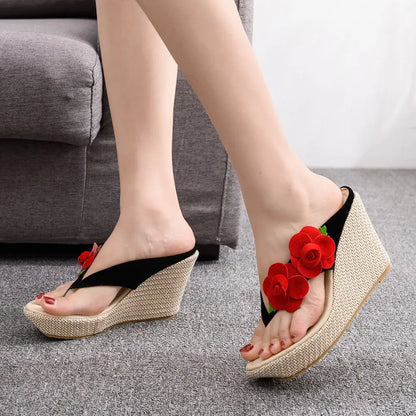 Guess I'm Not Shy Wedges Sandals