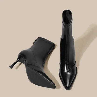 Fire Under Silk Mid-Calf Boots