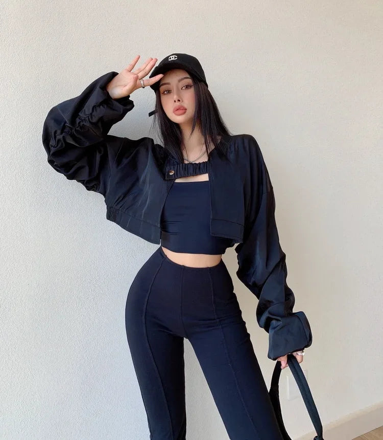 Caught In The Chorus Crop Jacket