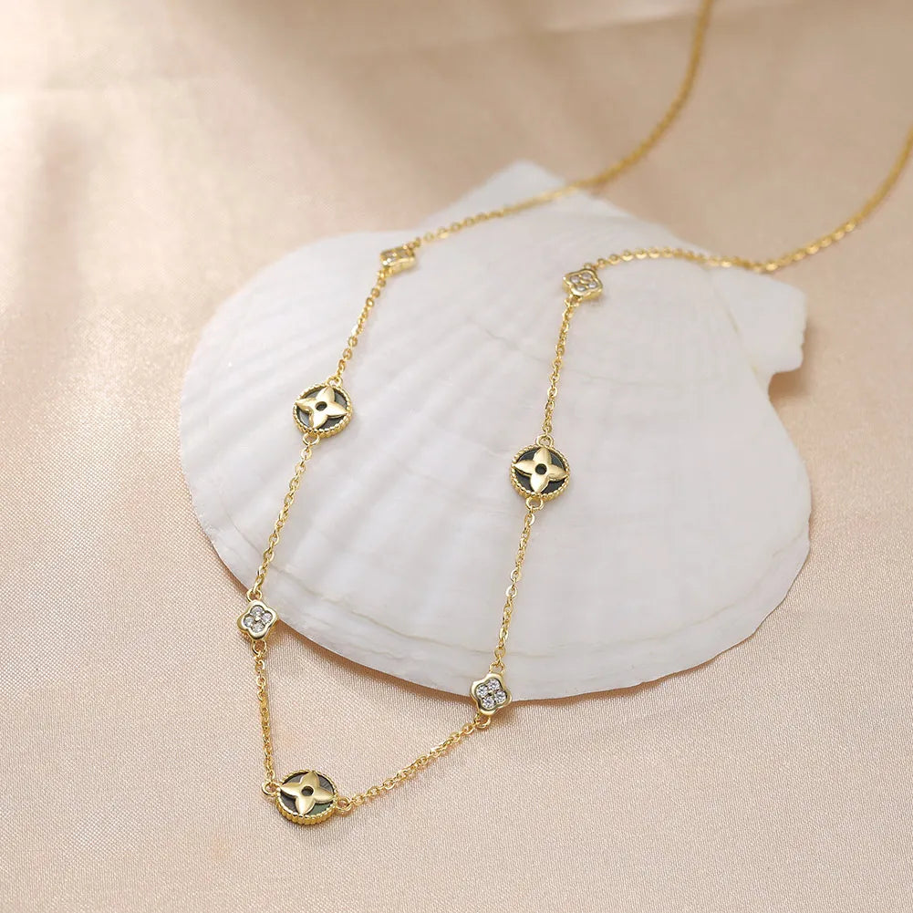 Gold Rush Secrets Station Necklace Set