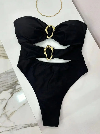 Light On Her Lips Monokini
