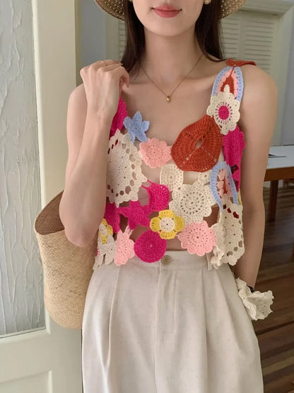 Love Left Me Hollow Crop Top