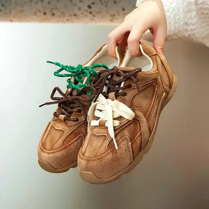 Winter Velvet Fur Flat Sneakers