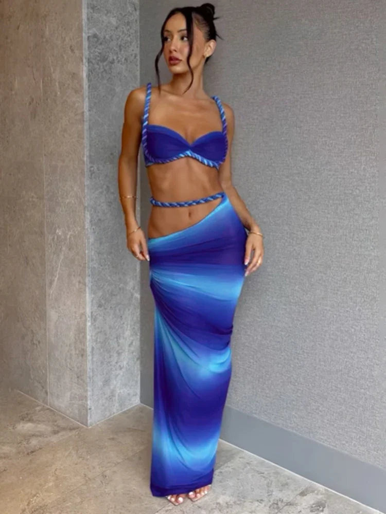 Pace Yourself For Me Skirt Set