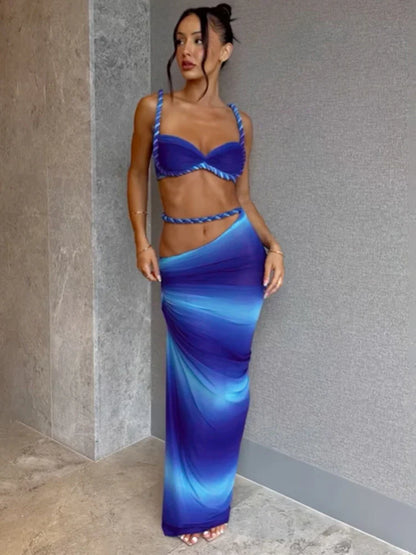Pace Yourself For Me Skirt Set