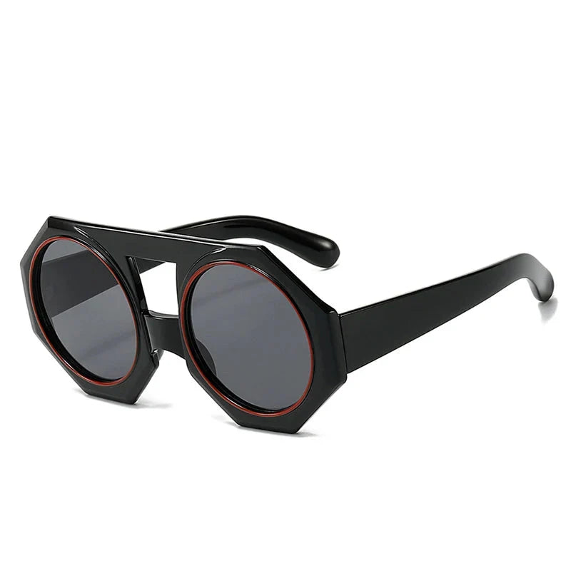 Hazy Hues Oversized Sunglasses