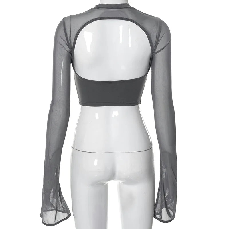 Everything Tumbling Down Crop Top
