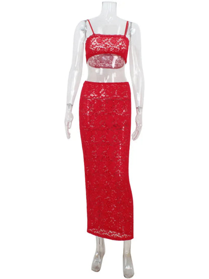 Velvet Dusk Skirt Set