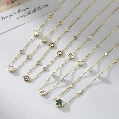 Gold Rush Secrets Station Necklace Set