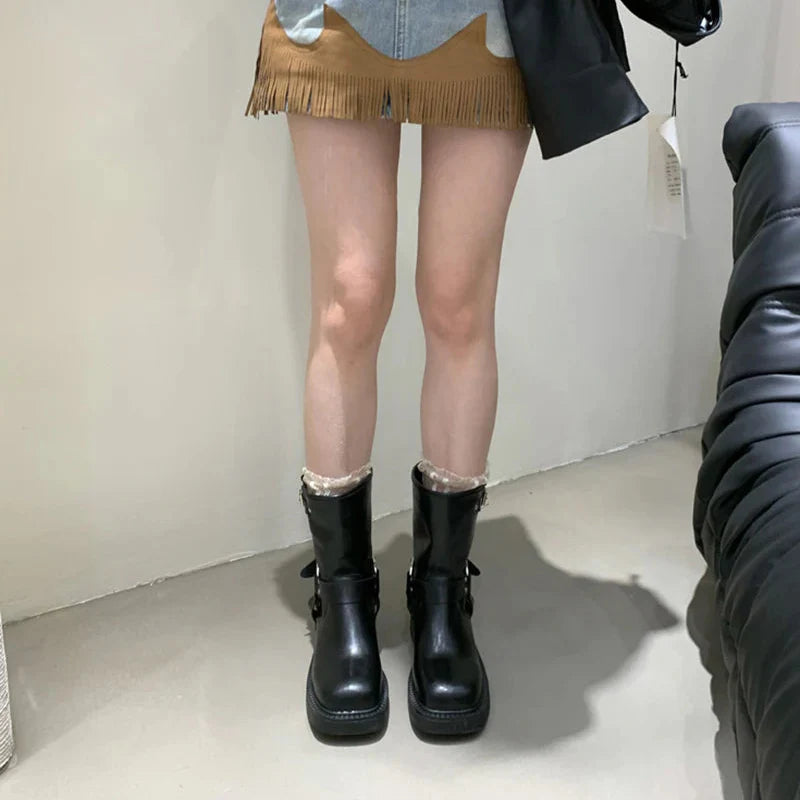 Ain't One-Sided Mid-Calf Boots