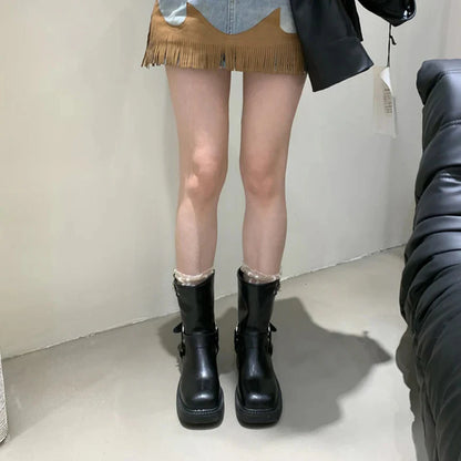 Ain't One-Sided Mid-Calf Boots