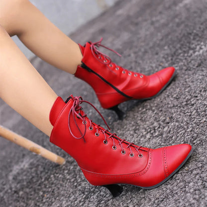 Iron Rose Ankle Boots