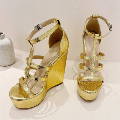 Bubbly Highs Wedges Sandals