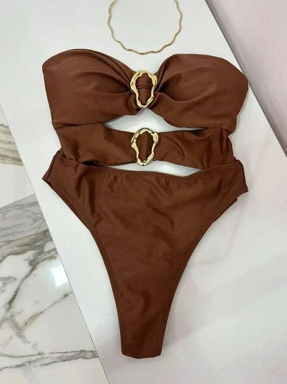 Light On Her Lips Monokini