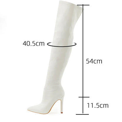 Coming From Echoes Over-the-Knee Boots