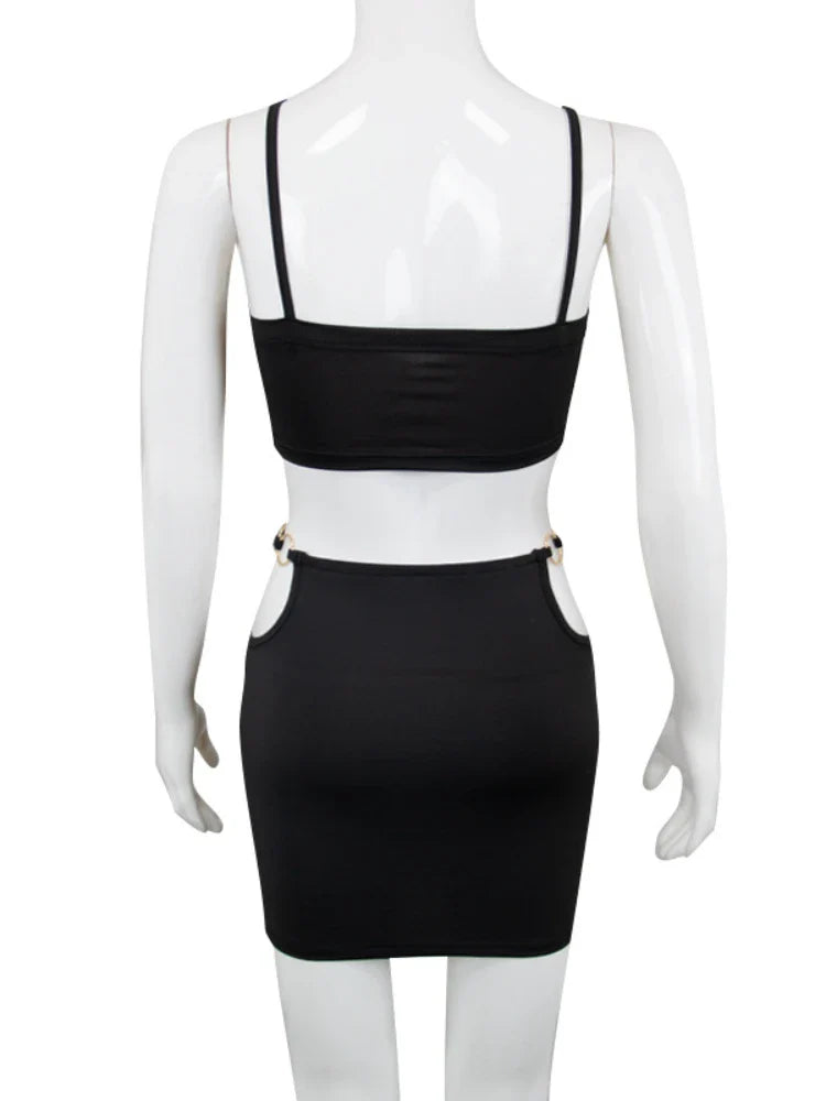 Pushed Into Living Hell Skirt Set