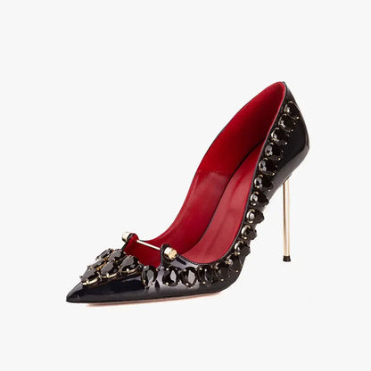 Midnight Bloom Pumps Shoes