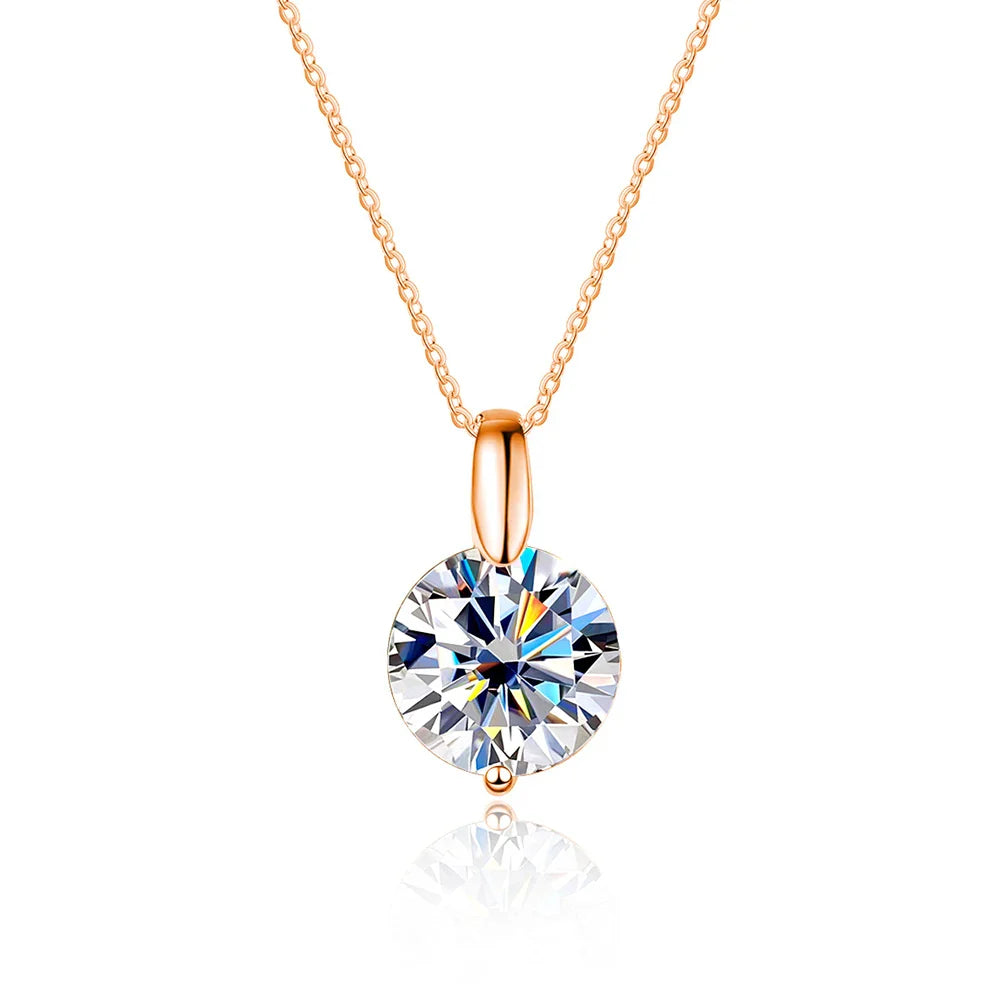 Starlight Nightfall Solitaire Necklace