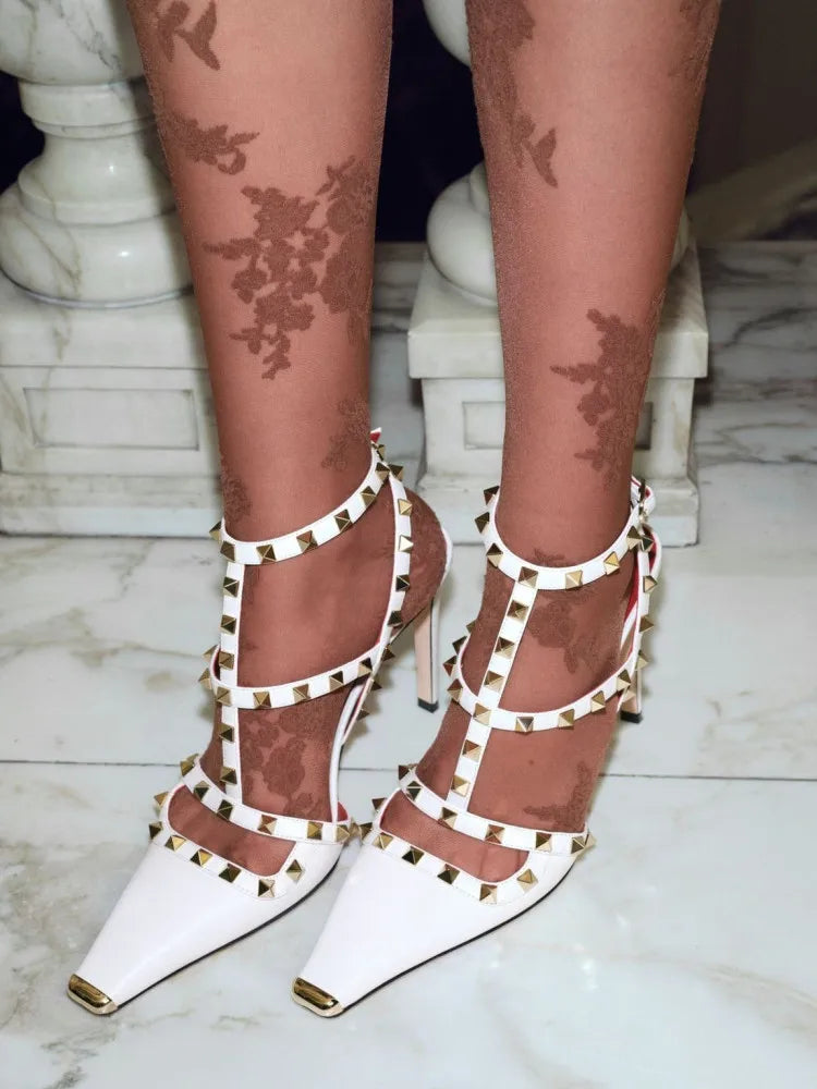 Square Headed Top Rivet Pump Shoes